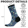 Personalisierte Crew-Socken – Personalisierte Buch-Geschenke für Bücherliebhaber, Leseratten und Vielleser - Bitte Nicht Stören Ich Lege