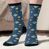 Personalisierte Crew-Socken – Personalisierte Buch-Geschenke für Bücherliebhaber, Leseratten und Vielleser - Bitte Nicht Stören Ich Lege