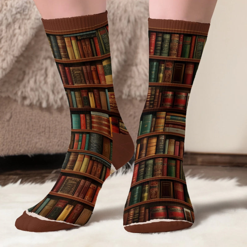 Personalisierte Crew-Socken – Personalisierte Buch-Geschenke für Bücherliebhaber, Leseratten und Vielleser - Bitte Nicht Stören, Ich Genieße