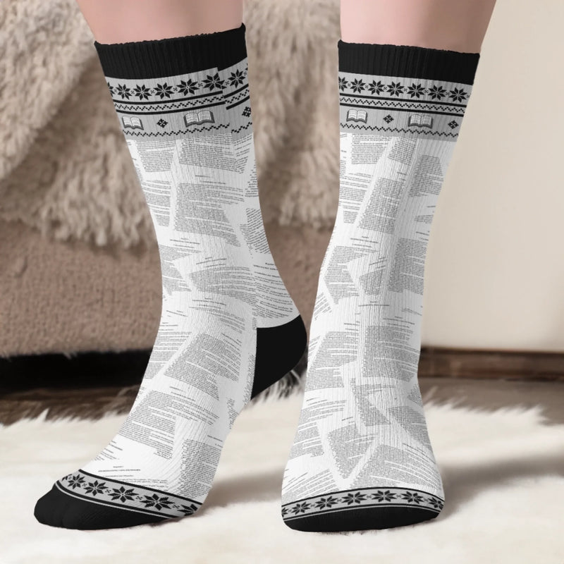 Personalisierte Socken – Personalisierte Buch-Geschenke für Bücherliebhaber, Leseratten und Vielleser - Markierung Meiner Liebsten Geschichten