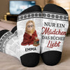 Personalisierte Socken – Personalisierte Buch-Geschenke für Bücherliebhaber, Leseratten und Vielleser - Markierung Meiner Liebsten Geschichten