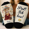 Personalisierte Socken – Personalisierte Buch-Geschenke für Bücherliebhaber, Leseratten und Vielleser - Kennzeichnung Meiner Liebsten Bücher