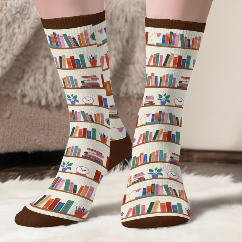 Personalisierte Socken – Personalisierte Buch-Geschenke für Bücherliebhaber, Leseratten und Vielleser - Markierung Meiner Geschätzten Erzählungen