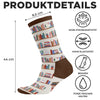 Personalisierte Socken – Personalisierte Buch-Geschenke für Bücherliebhaber, Leseratten und Vielleser - Markierung Meiner Geschätzten Erzählungen