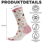 Personalisierte Socken – Personalisierte Buch-Geschenke für Bücherliebhaber, Leseratten und Vielleser - Ich Bin Ein Bücherwurm