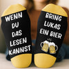 Personalisierte Socken – Personalisierte Weihnachts- und Geburtstagsgeschenke für beste Freundinnen, Schwestern, die Familie und dich selbst – Bring Mir Ein Bier