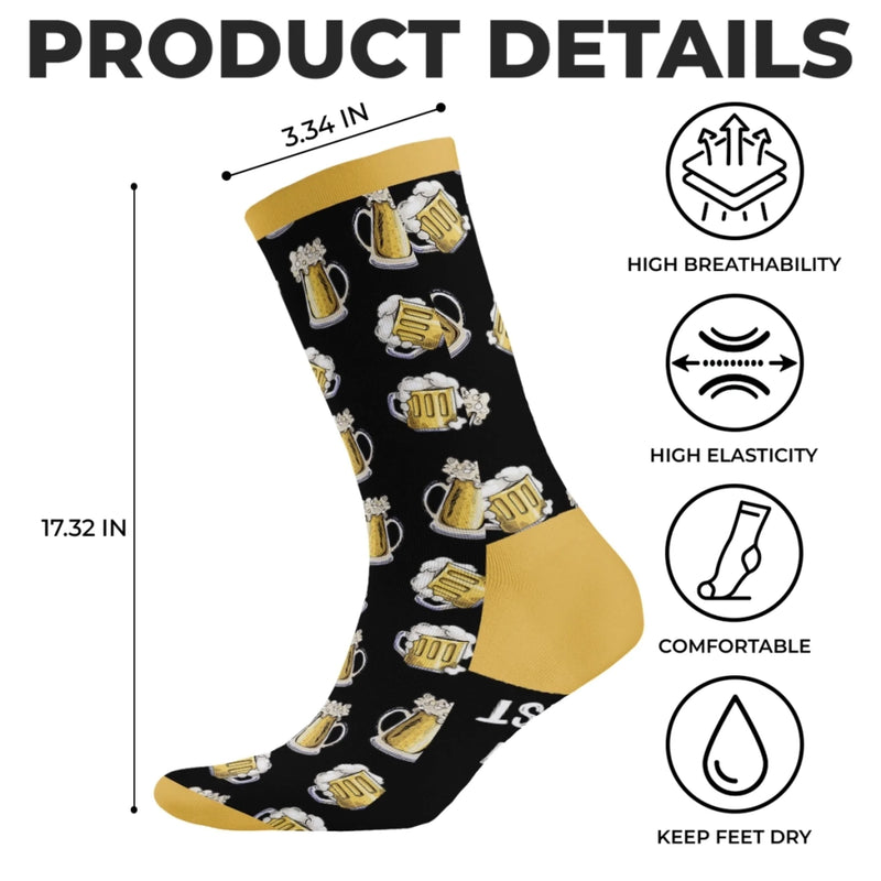 Personalisierte Socken – Personalisierte Weihnachts- und Geburtstagsgeschenke für beste Freundinnen, Schwestern, die Familie und dich selbst – Bring Mir Ein Bier