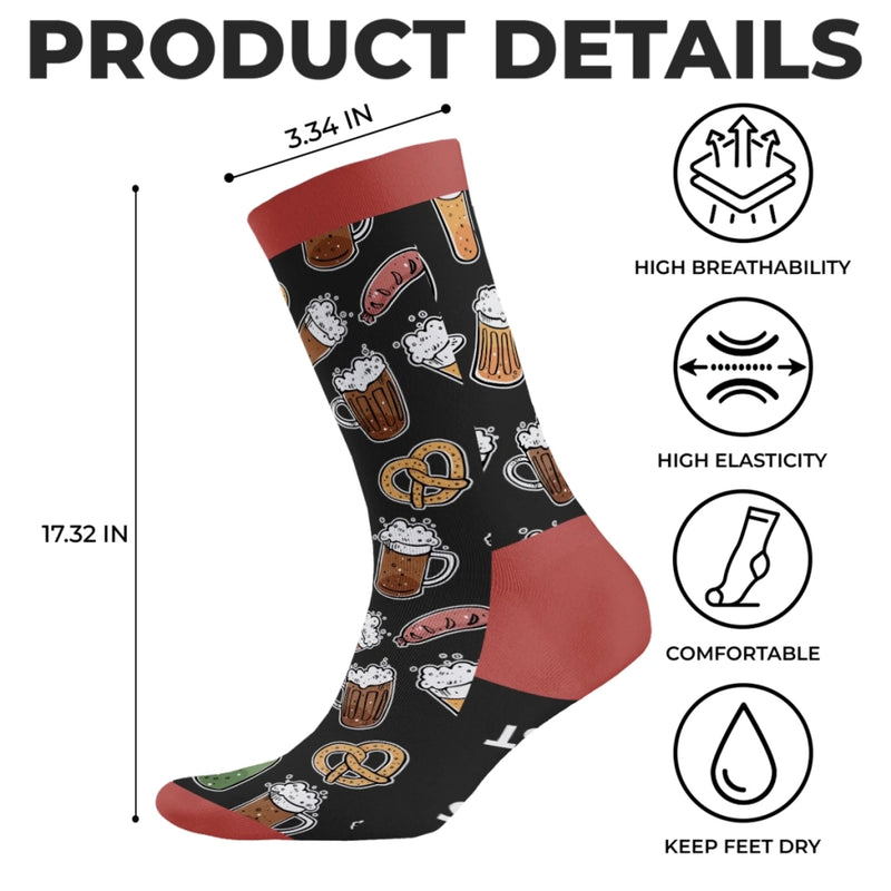 Personalisierte Socken – Personalisierte Weihnachts- und Geburtstagsgeschenke für beste Freundinnen, Schwestern, die Familie und dich selbst – Wenn Du Das Lesen Kannst, Bring Mir Ein Bier