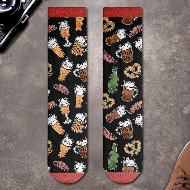 Personalisierte Socken – Personalisierte Weihnachts- und Geburtstagsgeschenke für beste Freundinnen, Schwestern, die Familie und dich selbst – Wenn Du Das Lesen Kannst, Bring Mir Ein Bier