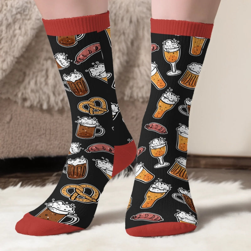Personalisierte Socken – Personalisierte Weihnachts- und Geburtstagsgeschenke für beste Freundinnen, Schwestern, die Familie und dich selbst – Wenn Du Das Lesen Kannst, Bring Mir Ein Bier