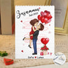 Personalisierte Vertikale Rechteckige Bausteine – Individuelle Jahrestags- Und Hochzeitsgeschenke Für Ehemann Und Ehefrau, Ihn Und Sie – Ich Liebe Dich Für Immer