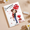 Personalisierte Vertikale Rechteckige Bausteine – Individuelle Jahrestags- Und Hochzeitsgeschenke Für Ehemann Und Ehefrau, Ihn Und Sie – Ich Liebe Dich Für Immer
