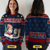 Individuell Gestaltetes Unisex Sweatshirt – Personalisierte Weihnachts- und Geburtstagsgeschenke für Familie, Hunde- und Katzenliebhaber – Ein Mädchen Und Ihre Katze