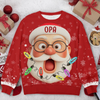 Individuell Gestaltetes Unisex Sweatshirt – Personalisierte Weihnachts- und Geburtstagsgeschenke für Familie, Opa, Oma – Stolzer Opa Der Süßesten Elfen Der Stadt