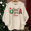 Personalisiertes Unisex-Sweatshirt oder Hoodie mit Ärmeldesign – Weihnachts- & Geburtstagsgeschenke für Mama, Oma – Ich Habe Meine Oma
