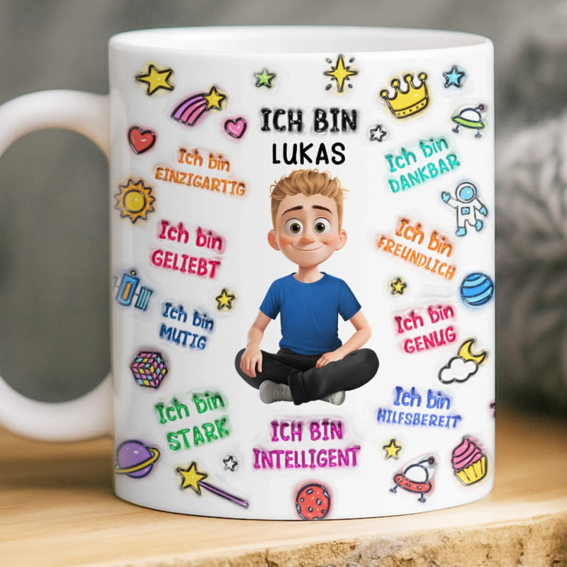 Personalisierte Tasse - Personalisierte Bücher Geschenke Für Buchliebhaber, Bücherwürmer, Leser - Ich Bin Genug