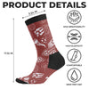 Personalisierte Socken – Personalisierte Weihnachts- und Geburtstagsgeschenke für beste Freundinnen, Schwestern, die Familie und dich selbst – Ich Schaue Fussball