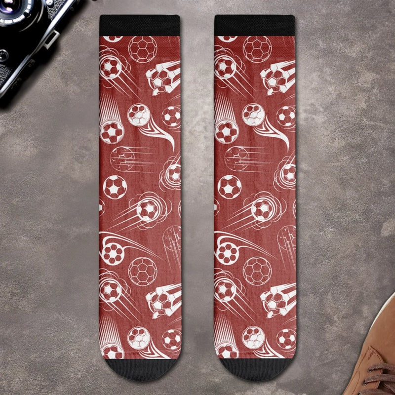 Personalisierte Socken – Personalisierte Weihnachts- und Geburtstagsgeschenke für beste Freundinnen, Schwestern, die Familie und dich selbst – Ich Schaue Fussball