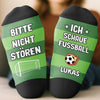 Personalisierte Socken – Geschenk für Fußballfans, Sportfans – Echter Mann. Echter Fußballfan