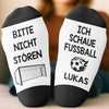 Personalisierte Socken – Personalisierte Weihnachts- und Geburtstagsgeschenke für beste Freundinnen, Schwestern, die Familie und dich selbst – Nur Ein Junge, Der Fussball Liebt