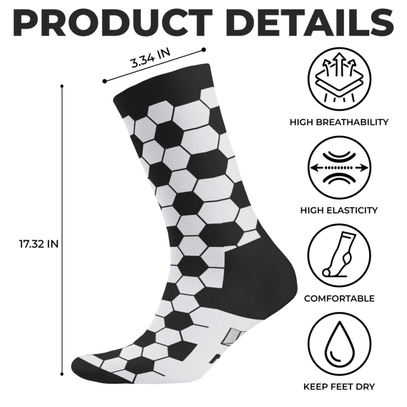Personalisierte Socken – Geschenk für Fußballfans, Sportfans – Nur Ein Junge, Der Fussball Liebt