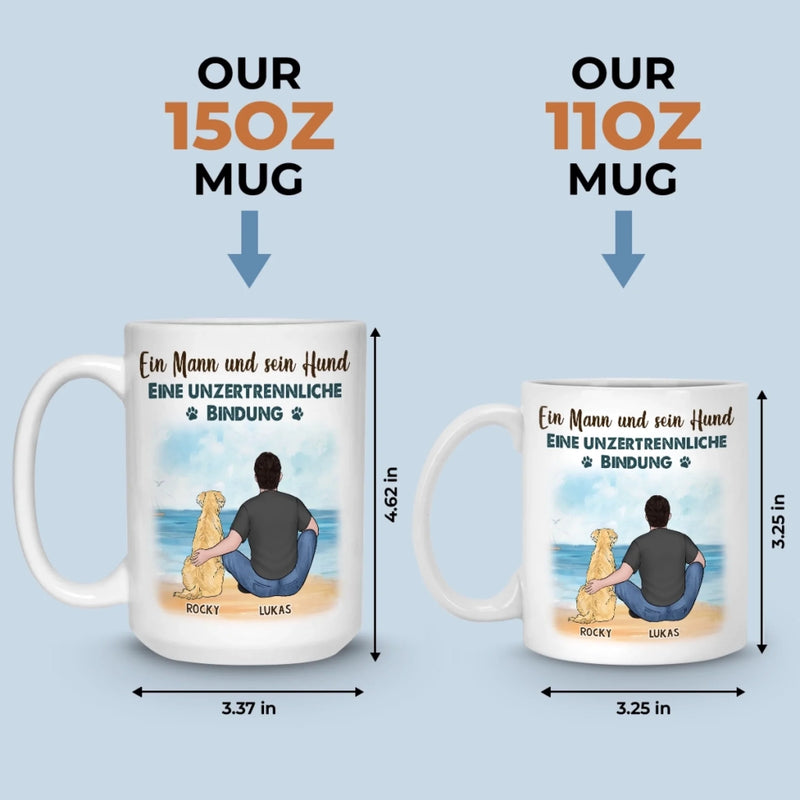 Personalisierte Tasse – Personalisierte Weihnachts- und Geburtstagsgeschenke für Hundeliebhaber, Hundebesitzer und Hundeeltern – Pfotenstark geliebt zu Weihnachten