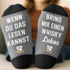 Personalisierte Socken – Personalisierte Weihnachts- und Geburtstagsgeschenke für beste Freundinnen, Schwestern, die Familie und dich selbst – Bring Mir Ein Whisky