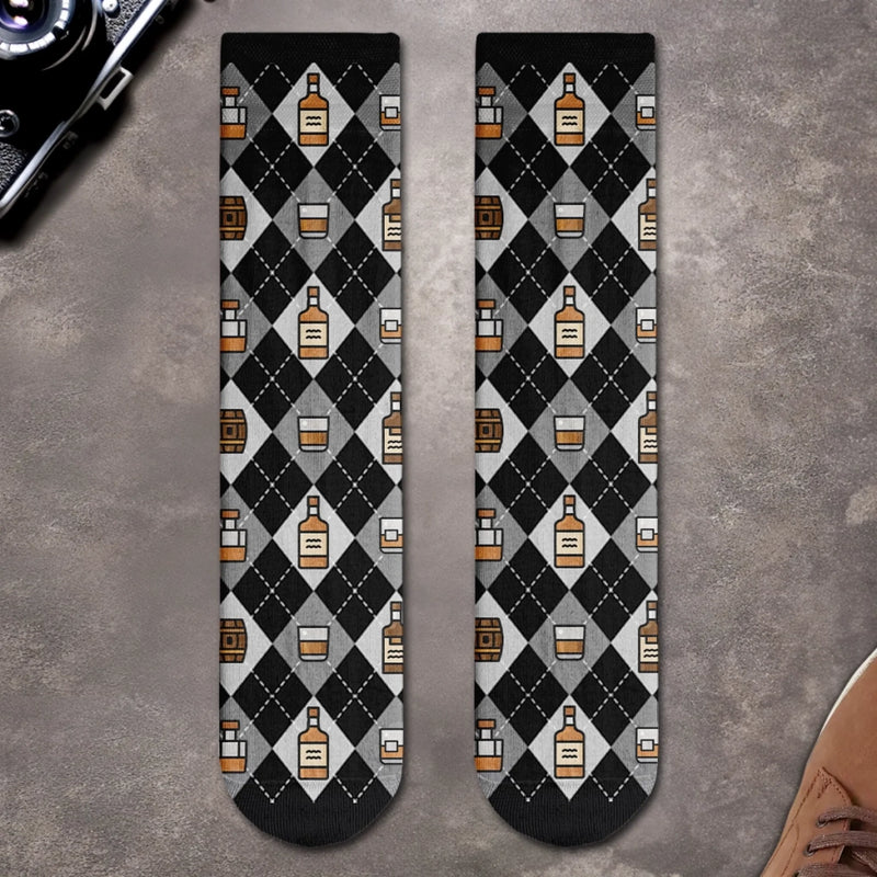 Personalisierte Socken – Personalisierte Weihnachts- und Geburtstagsgeschenke für beste Freundinnen, Schwestern, die Familie und dich selbst – Bring Mir Ein Whisky
