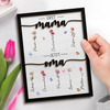 Personalisierte, Zweilagige Holzplakette Mit Ständer – Geschenk Für Mama, Oma – Du Bist Das, Was Uns Zusammenhält