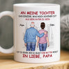 Benutzerdefinierte Tasse – Personalisierte Geburtstagsgeschenke Für Mama, Papa, Tochter – Für meine Tochter, immer in meinem Herzen