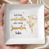 Personalisierte Schmuckschale – Individuelles Geburtstagsgeschenk Für Die Beste Freundin, Schwester, Beste Freundin Oder Einfach Für Dich Selbst – Ich bin wertvoller als viele Juwelen