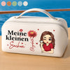 Personalisierter Reise-kulturbeutel Aus Pu-leder – Geburtstagsgeschenk Für Frauen, Beste Freundinnen, Schwestern, Freundinnen Oder Für Dich Selbst – Meine Reise Macht Mich Jeden Tag Stärker