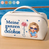 Personalisierter Reise-kulturbeutel Aus Pu-leder – Geburtstagsgeschenk Für Frauen, Beste Freundinnen, Schwestern, Freundinnen Oder Für Dich Selbst – Meine Kleinen Sachen
