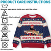 Individuell Gestaltetes Unisex Sweatshirt – Personalisierte Weihnachts- Und Geburtstagsgeschenke Für Angler – Den Treuen Angelkumpel Des Weihnachtsmanns