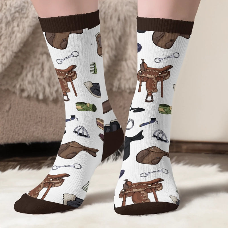 Personalisierte Socken – Personalisierte Geburtstagsgeschenke für Männer und Frauen, Pferdeliebhaber – Das Leben Ist Schön, Aber Pferde Machen Es Noch Schöner
