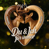 Personalisiertes Acryl Ornament - Personalisiertes Jubiläums-weihnachts-hochzeitsgeschenk Für Mann Und Frau, Sie Und Ihn - Du & Ich Wir Schaffen Das
