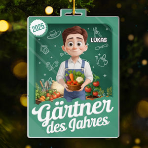 Personalisiertes Acrylornament - Personalisierte Geschenke Für Gärtner – Das Leben Blüht In Meinem Garten