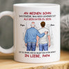 Benutzerdefinierte Tasse – Personalisierte Geburtstagsgeschenke Für Mama, Papa, Sohn – Immer Ihre Sohn, für Immer Mein Liebster Grund zur Freude