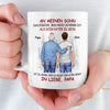 Benutzerdefinierte Tasse – Personalisierte Geburtstagsgeschenke Für Mama, Papa, Sohn – Immer Ihre Sohn, für Immer Mein Liebster Grund zur Freude