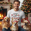 Personalisierte Unisex-T-Shirt, Premium-T-Shirt, Hoodie – Personalisierte Weihnachts- und Geburtstagsgeschenke für Hundeliebhaber, Hundebesitzer und Hundeeltern – Ein Mädchen Und Ihr Hund