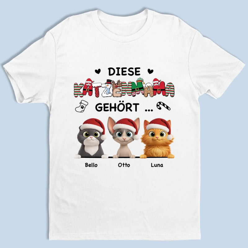 Personalisierte Unisex-T-Shirt, Premium-T-Shirt, Hoodie – Personalisierte Geburtstagsgeschenke Für Katzenliebhaber, Katzenmama Und Katzenpapa – Katzen Planen Flucht