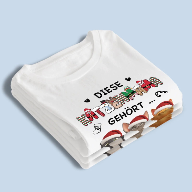 Personalisierte Unisex-T-Shirt, Premium-T-Shirt, Hoodie – Personalisierte Geburtstagsgeschenke Für Katzenliebhaber, Katzenmama Und Katzenpapa – Katzen Planen Flucht