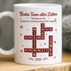 Benutzerdefinierte Tasse – Personalisierte Geburtstagsgeschenke für Kollegen, beste Arbeitsfreunde – Bestes Team Aller Zeiten