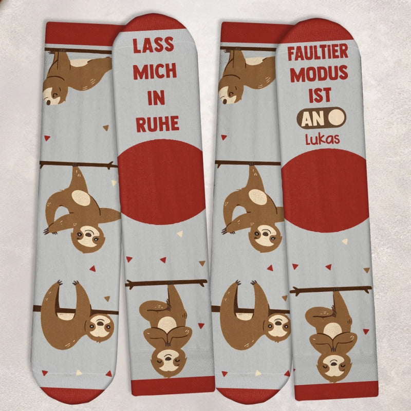 Personalisierte Socken – Personalisierte Weihnachts- und Geburtstagsgeschenke für beste Freundinnen, Schwestern, die Familie und Dich Selbst – Lass Mich In Ruhe