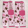 Personalisierte Socken – Personalisierte Weihnachts- und Geburtstagsgeschenke für beste Freundinnen, Schwestern, die Familie und Dich Selbst – Bring Mir Schoki