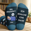 Personalisierte Socken – Personalisierte Weihnachts- und Geburtstagsgeschenke für beste Freundinnen, Schwestern, die Familie und Dich Selbst – Ich Brauche Eine Pause