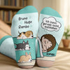 Personalisierte Socken – Personalisierte Geburtstagsgeschenke für Hundeliebhaber, Hunde-Papas und Mamas – Ich Kann Jetzt Nicht Aufstehen