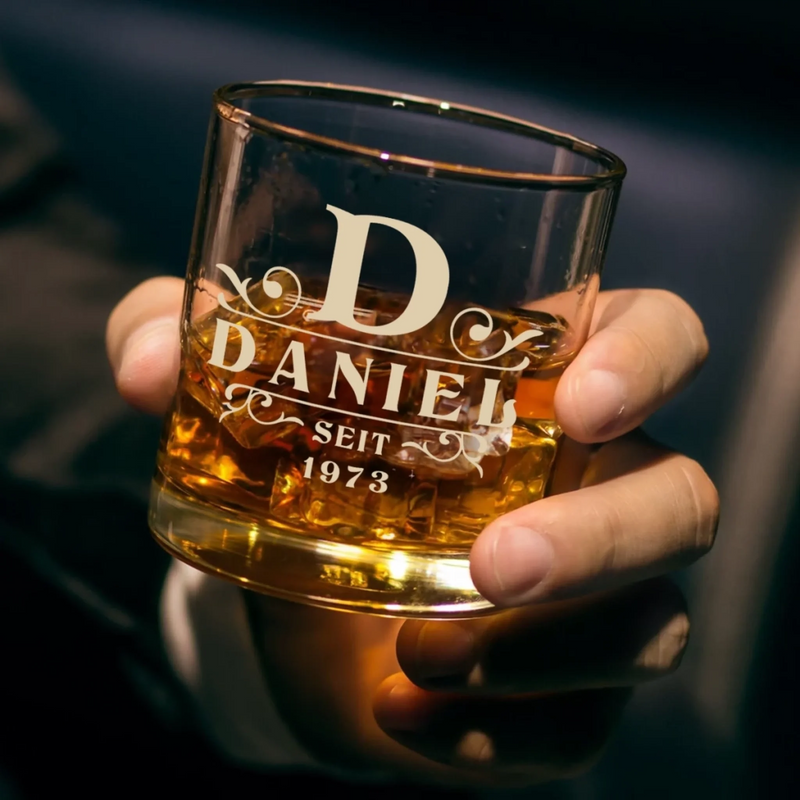 Personalisierter Whiskyglas – Personalisiertes Geburtstagsgeschenk Für Papa, Bruder, Opa Oder Ehemann – Ein Schluck, Der Nach Legende Klingt