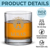 Personalisierter Whiskyglas – Personalisiertes Geburtstagsgeschenk Für Papa, Bruder, Opa Oder Ehemann – Ein Schluck, Der Mythen Zum Leben Erweckt