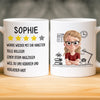 Benutzerdefinierte Tasse – Personalisierte Geburtstagsgeschenke für Kollegen, beste Arbeitsfreunde – Würde Wieder Mit Ihr Arbeiten Tolle Kollegin